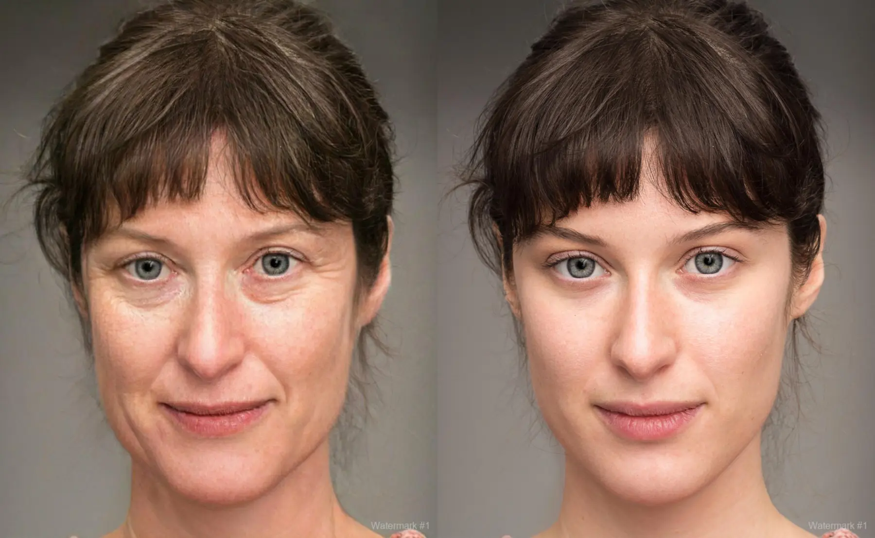 Facelift: Patient 1 - Before and After 3